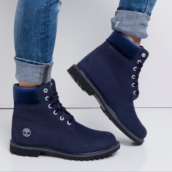 Timberland Shoes - Timberland Velvet Trimmed Premium Waterproof Boots 9.5